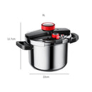 SafeCook™ Panela De Pressão - Aço Inoxidável Anti Explosão